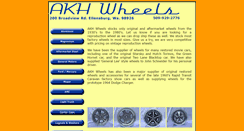 Desktop Screenshot of akhwheels.com