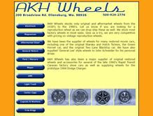 Tablet Screenshot of akhwheels.com